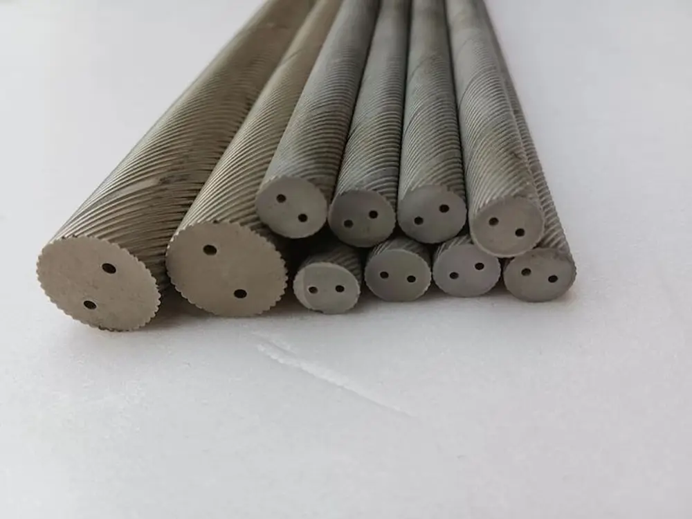 Carbide Rods with Spiral Holes