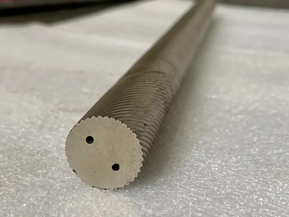 Carbide Rods with Spiral Holes